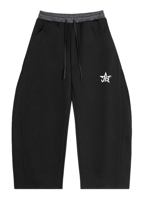 Plaid wasteband Joggers