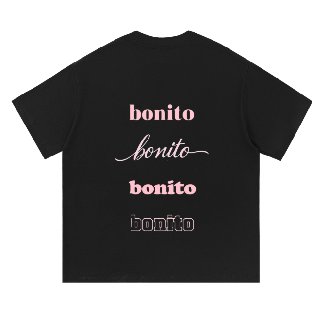 Bonito Font design t-shirt