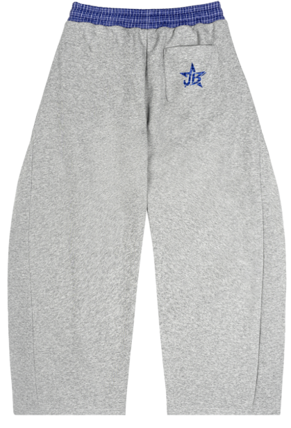 Plaid wasteband joggers