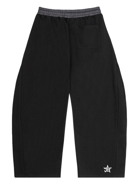 Plaid wasteband Joggers